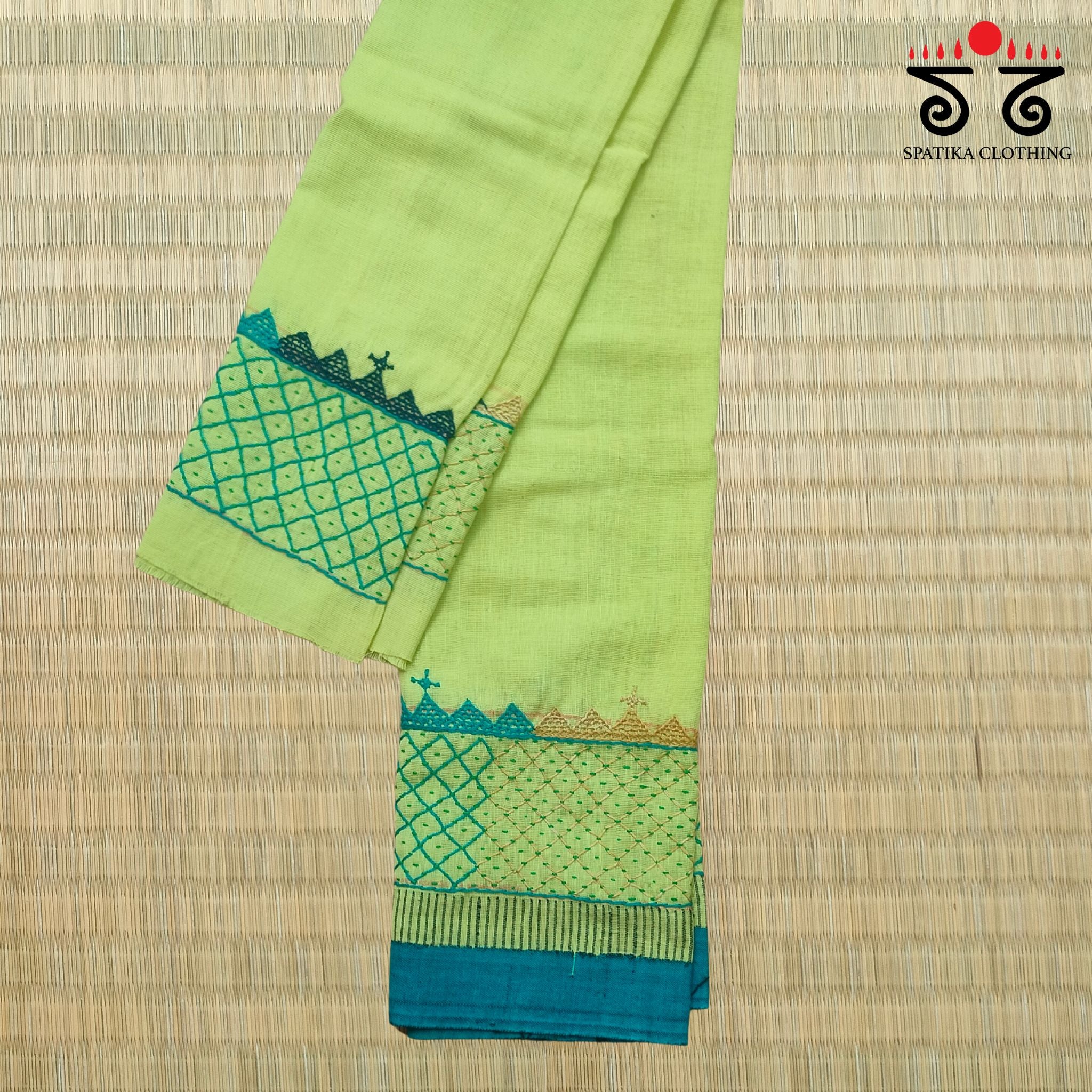 Lambani Hand-embroidered Blouse Fabric
