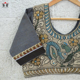 Pen Kalamkari Hand painted Blouse