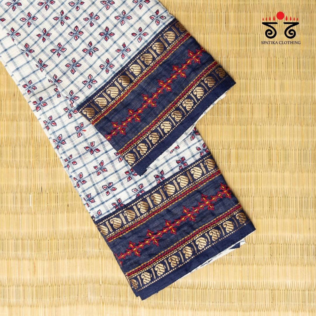 Banjara Handembroiderd Cotton Blouse Fabric