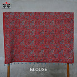 Ajrak Bandhani on Mulmul Cotton Saree