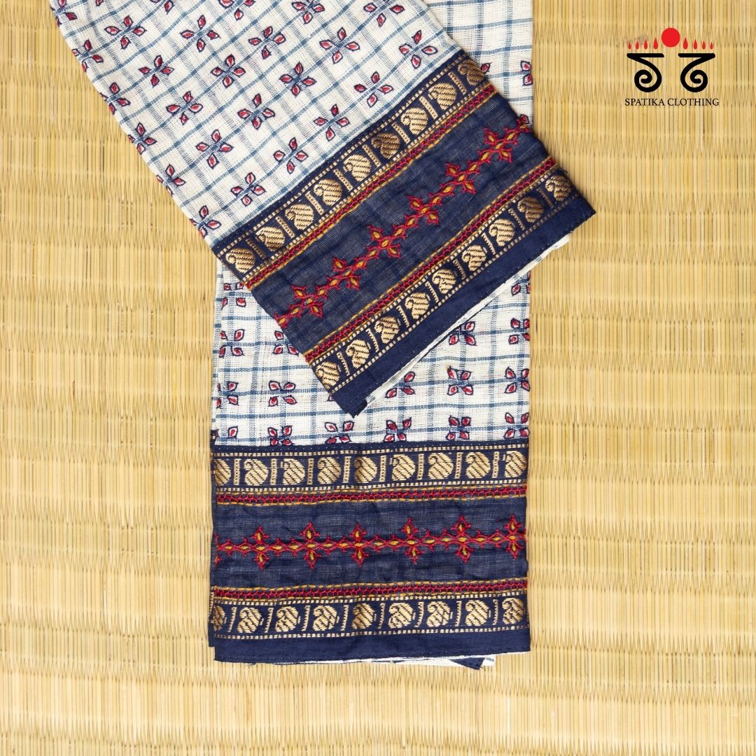 Banjara Handembroiderd Cotton Blouse Fabric