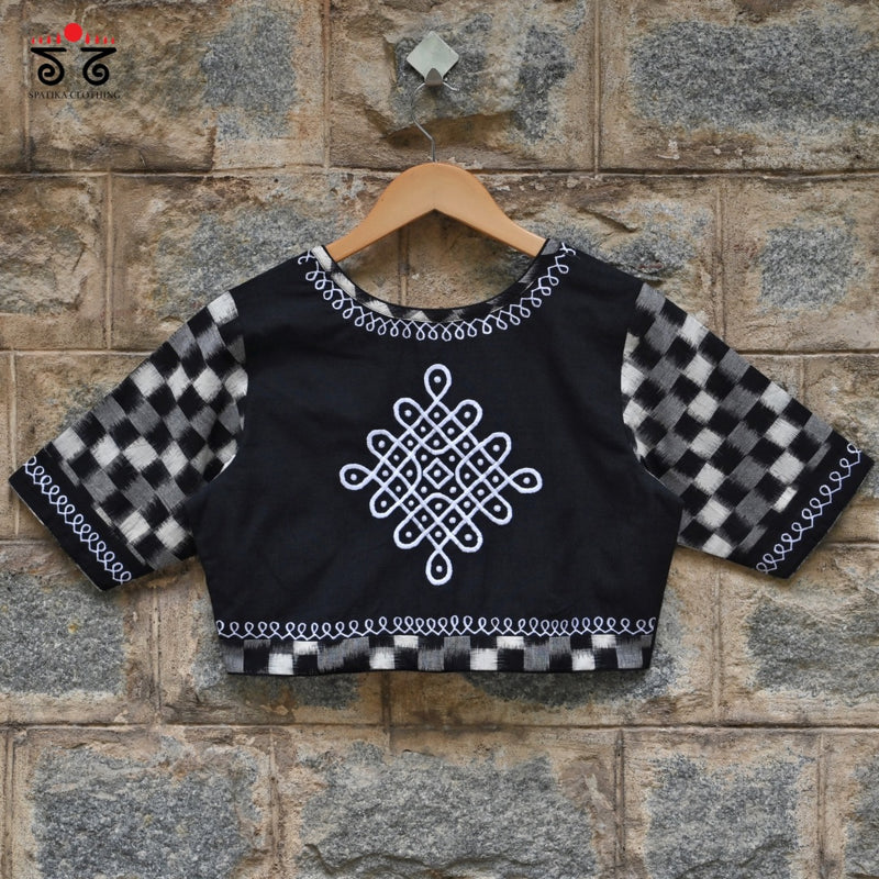 Telia Rumal - Kolam Blouse