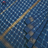 Hand block Print on Chanderi Silk Cotton Saree