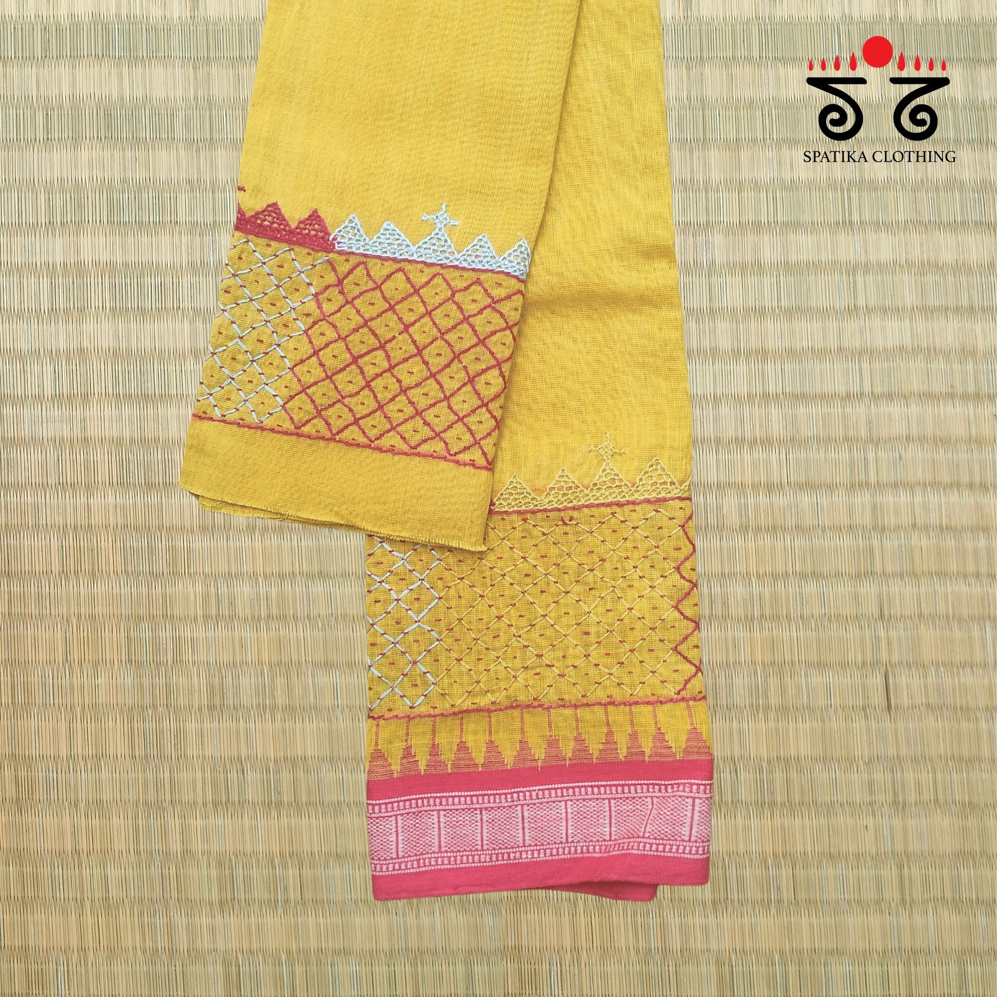 Lambani Hand-embroidered Blouse Fabric