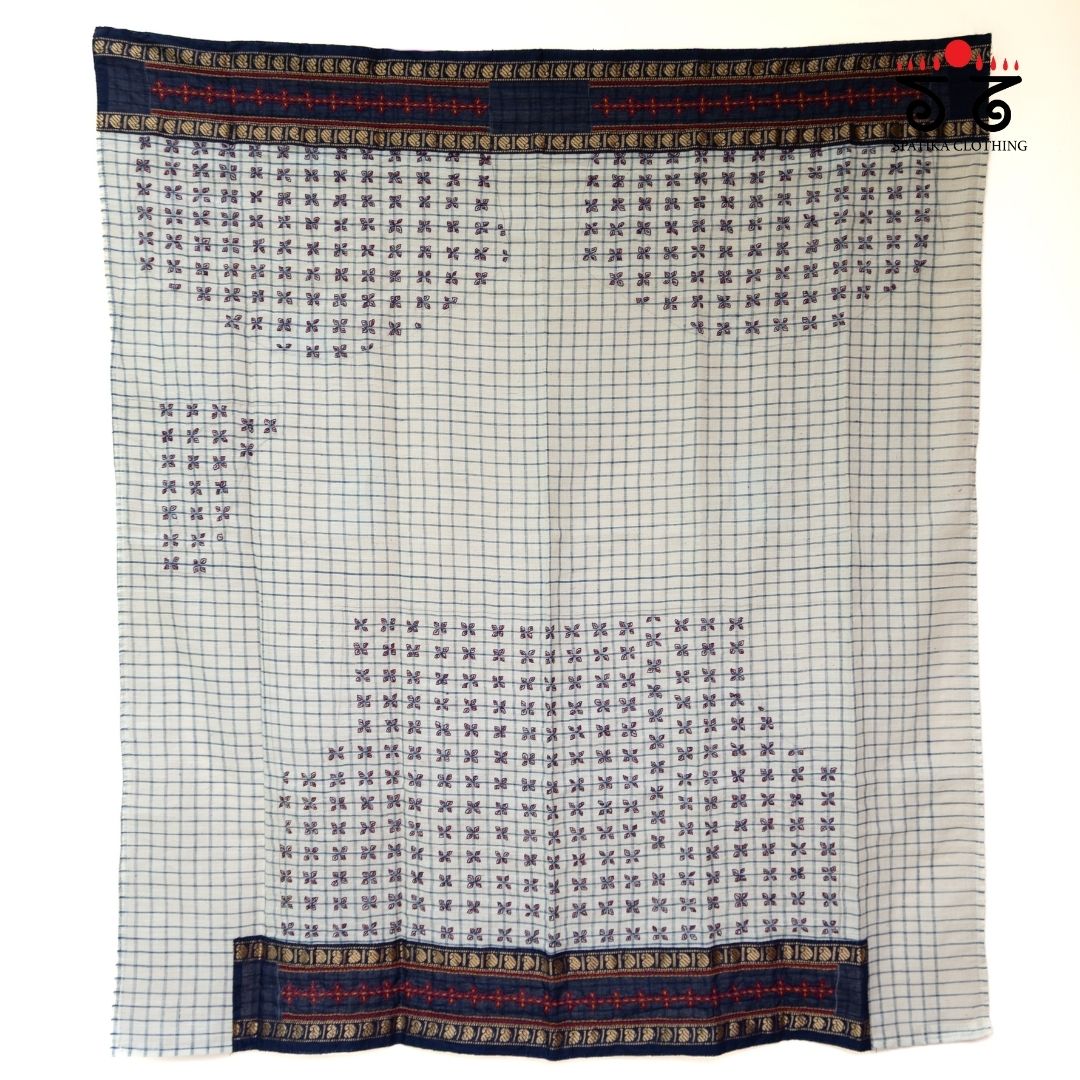 Banjara Handembroiderd Cotton Blouse Fabric