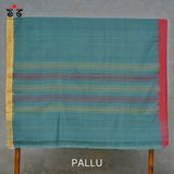 Ponduru Handspun Saree - Ganga Jamuna Border!