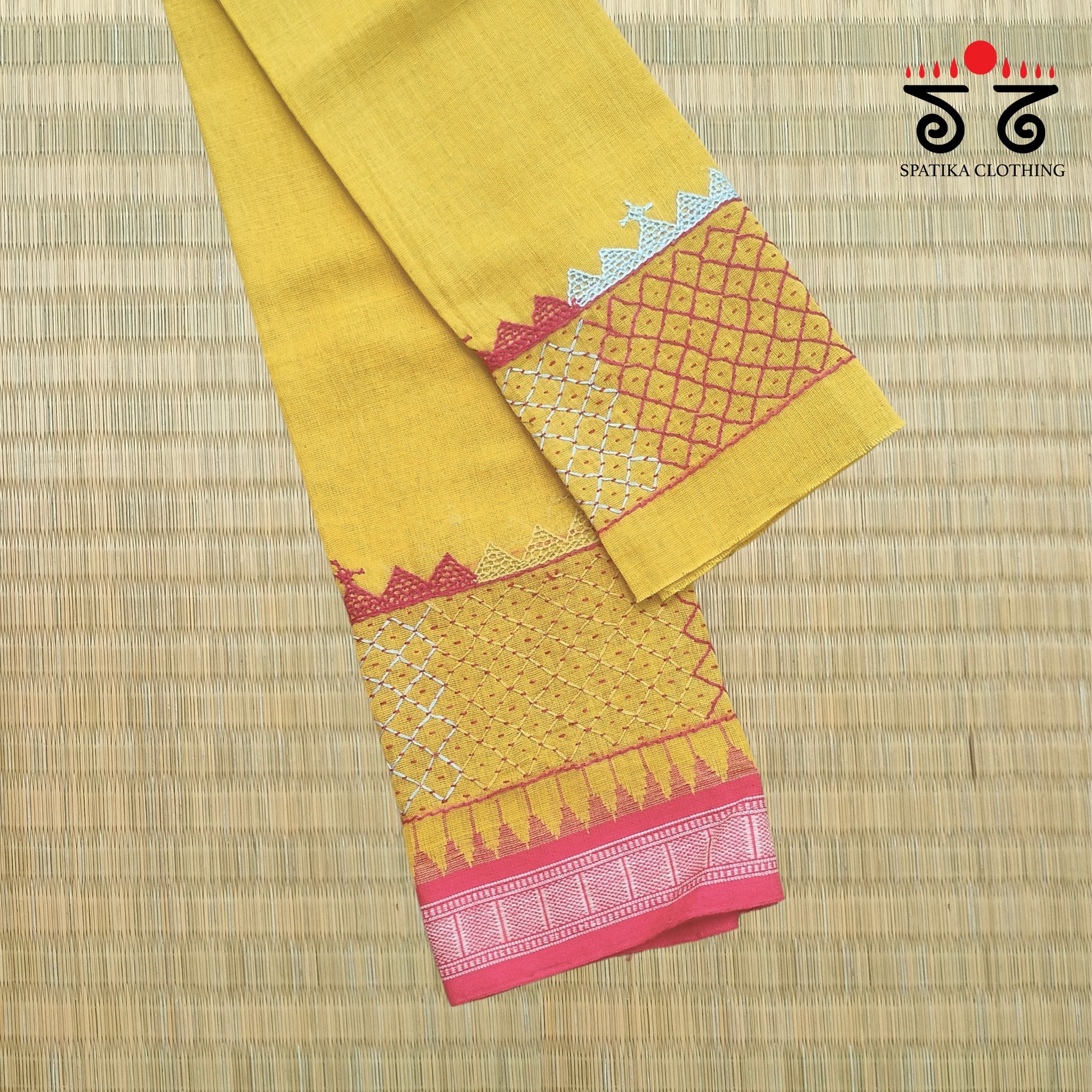 Lambani Hand-embroidered Blouse Fabric