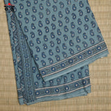 Ajrak on Mulmul Cotton Saree