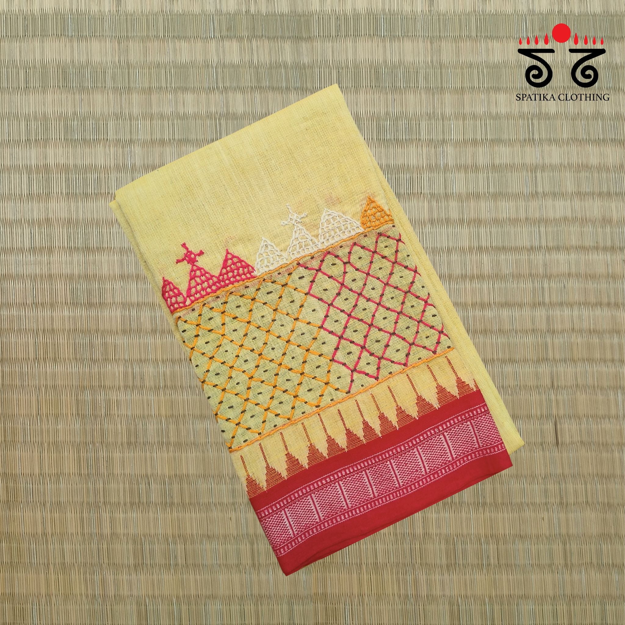 Lambani Hand-embroidered Blouse Fabric
