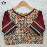Ajrak Khun Blouse