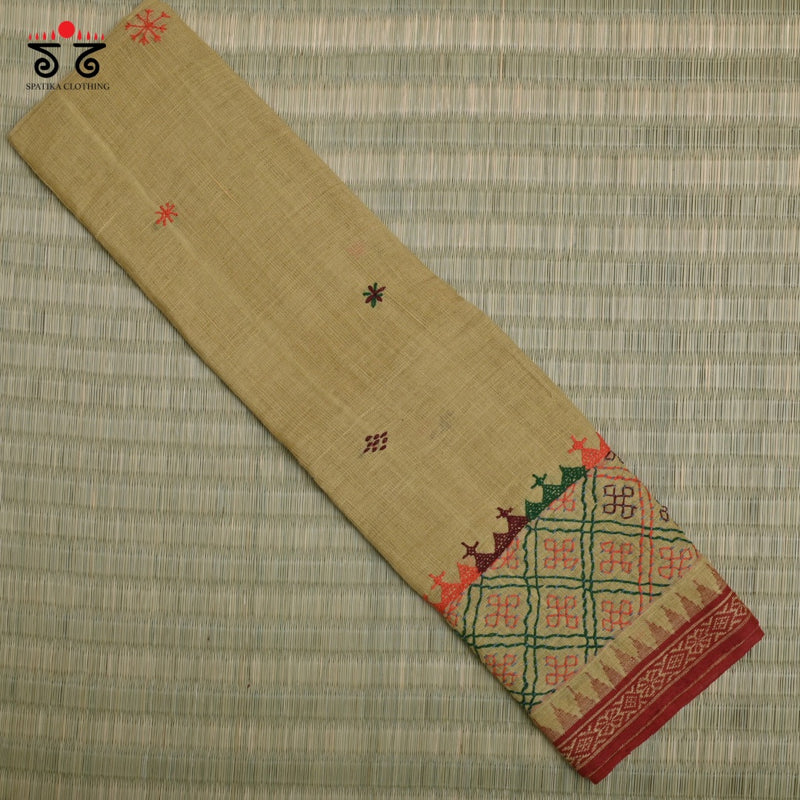 Lambani Hand - Embroidered Ponduru Blouse Fabric