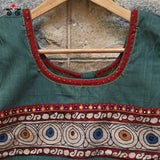 Boondh Pen Kalamkari Handembroidered  Blouse