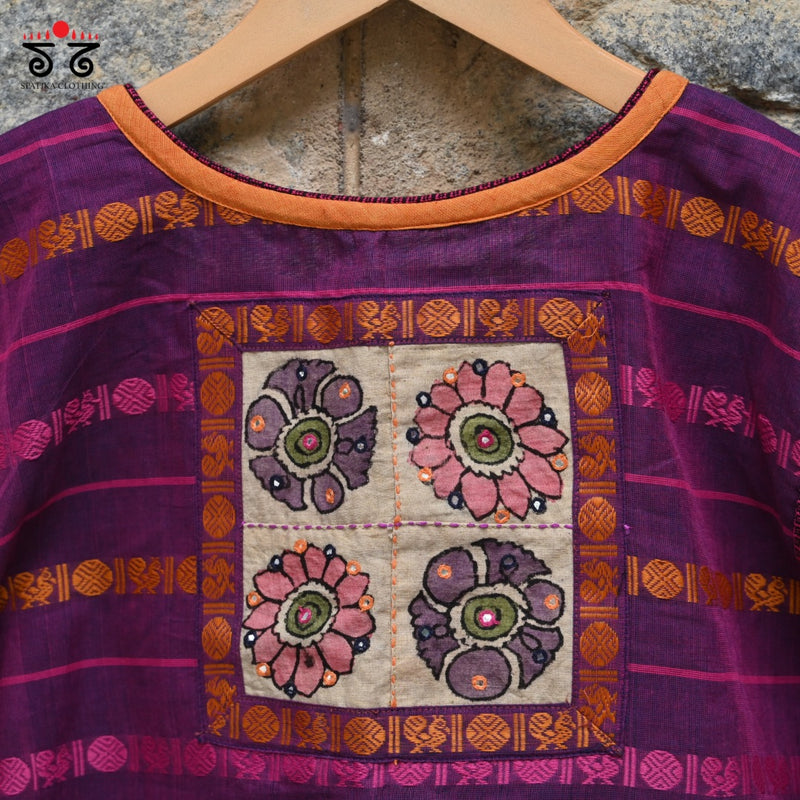 Chettinad Cotton - Pen Kalamkari Blouse