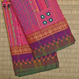 Lambani on Chettinad Cotton Saree
