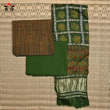 Ajrak Hand - Blockprinted Fabric Set Of 3