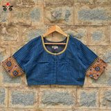 Pen Kalamkari Border Blouse