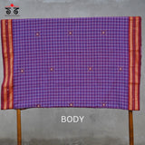 Kunbi Hand - Embroidered Saree