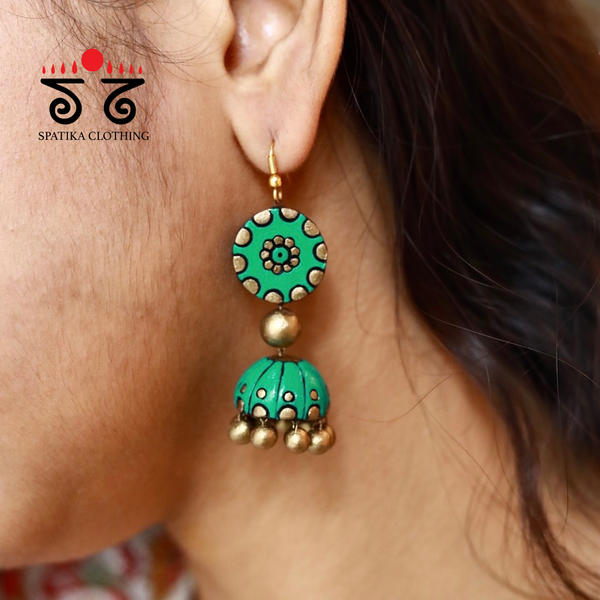 Terracotta Jhumkas