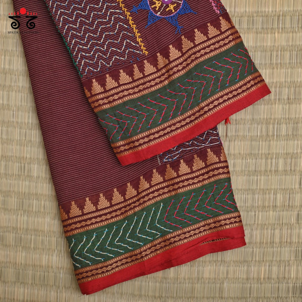 Lambani on Chettinad Cotton Saree