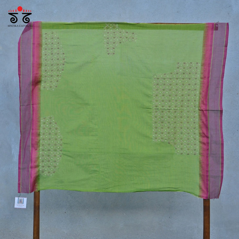 Chettinad Cotton - Banjara Hand Embroidered Blouse Fabric