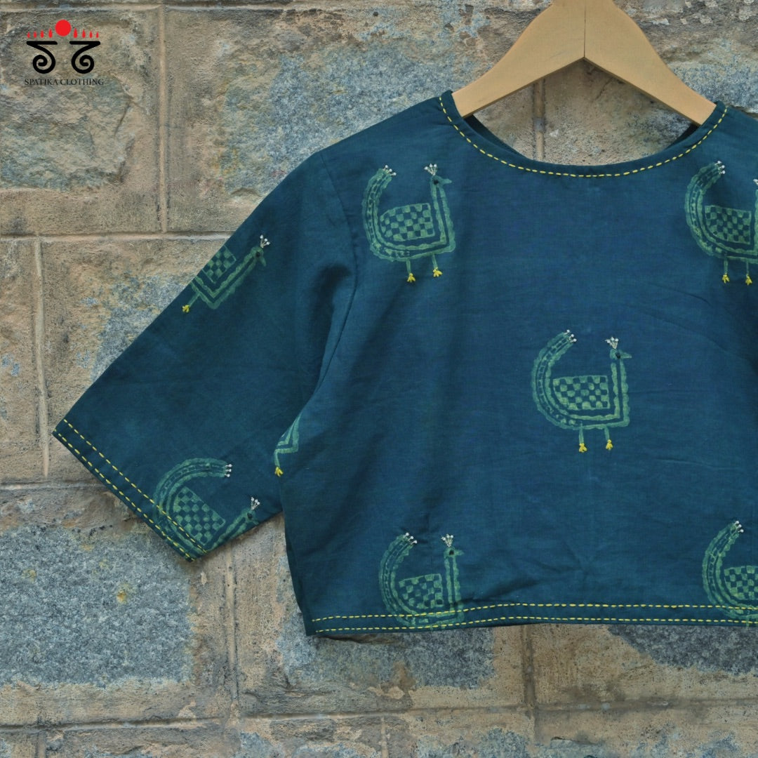 Morni - Hand Embroidered Blouse