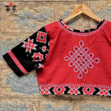 Telia Rumal - Kolam Blouse