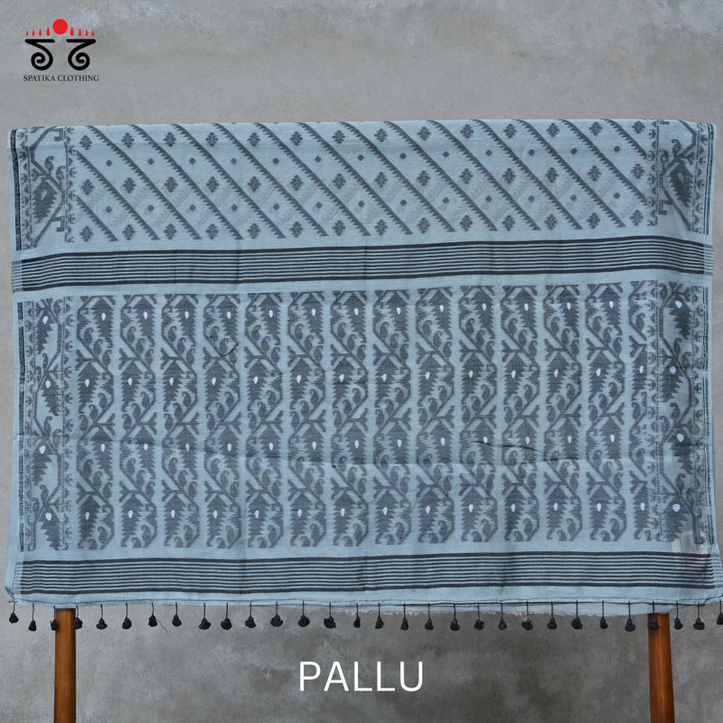Jamdhani on Handwoven Cotton Saree