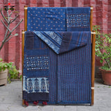 Ajrak Hand - Blockprinted Fabric Set Of 3