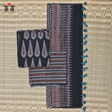 Ajrak Hand - Blockprinted Fabric Set Of 3
