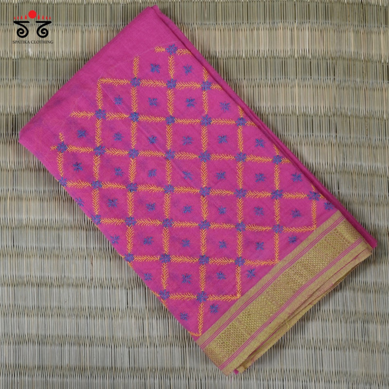 Mangalagiri - Banjara Hand Embroidered Blouse Fabric