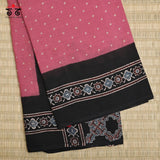Ajrak Bandhani on Mulmul Cotton Saree