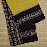 Ajrak Bandhani on Mulmul Cotton Saree