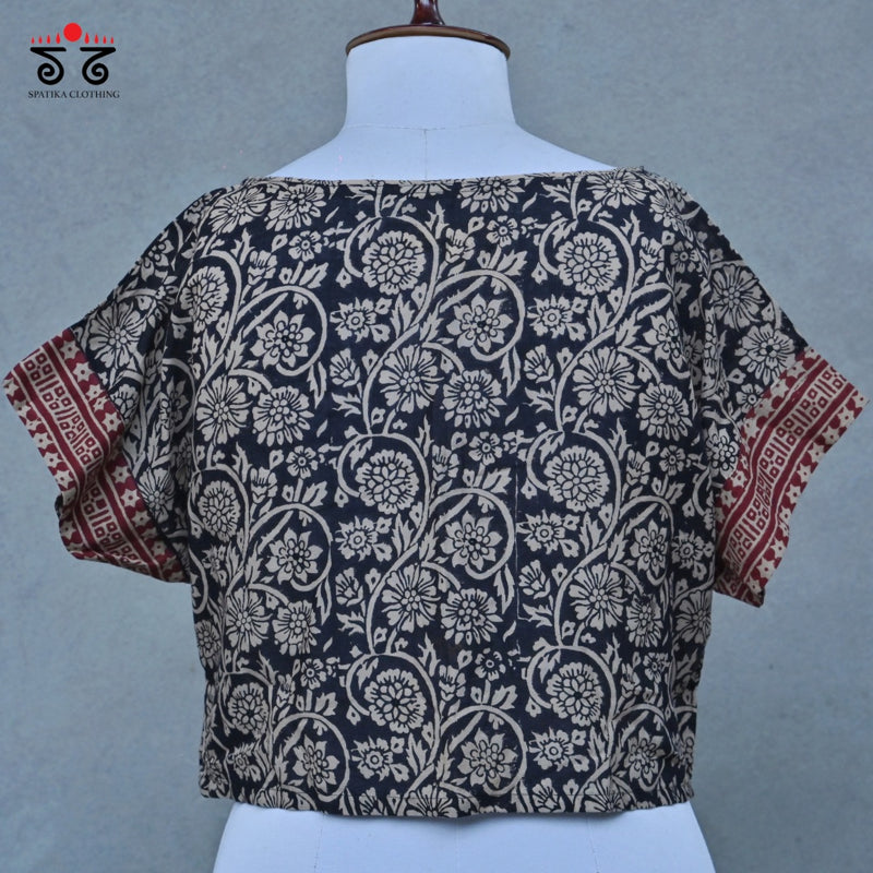 Hand - Blockprinted Crop Top