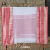 Handwoven Bengal Cotton Saree - Nakshi Border