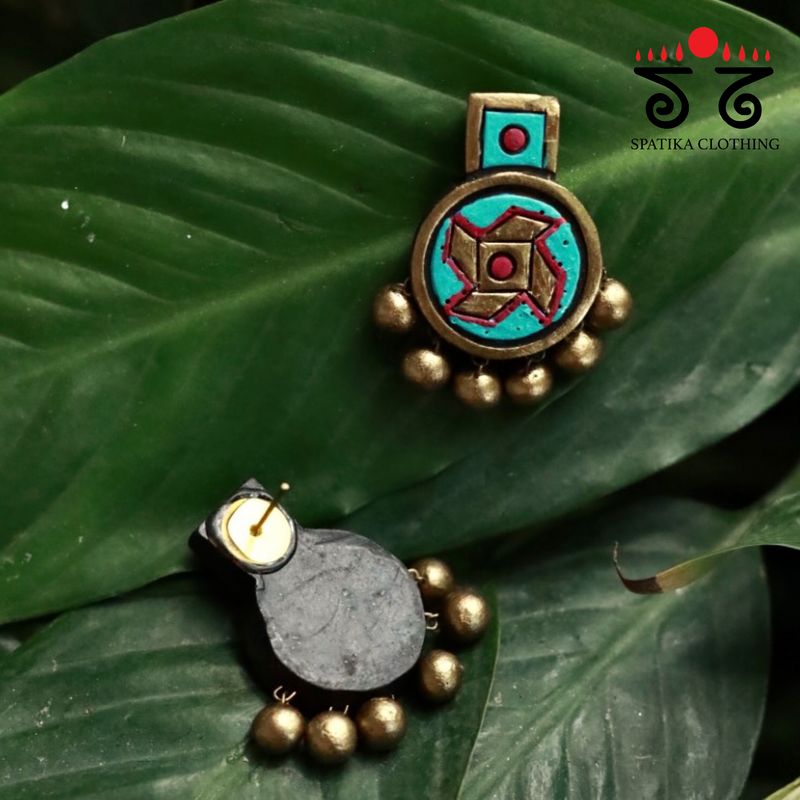 Panigh Party Wear Terracotta Jhumka Earrings at Rs 249/pair in Delhi | ID:  22793519597