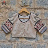 Pen Kalamkari Border Blouse - BestSeller!!