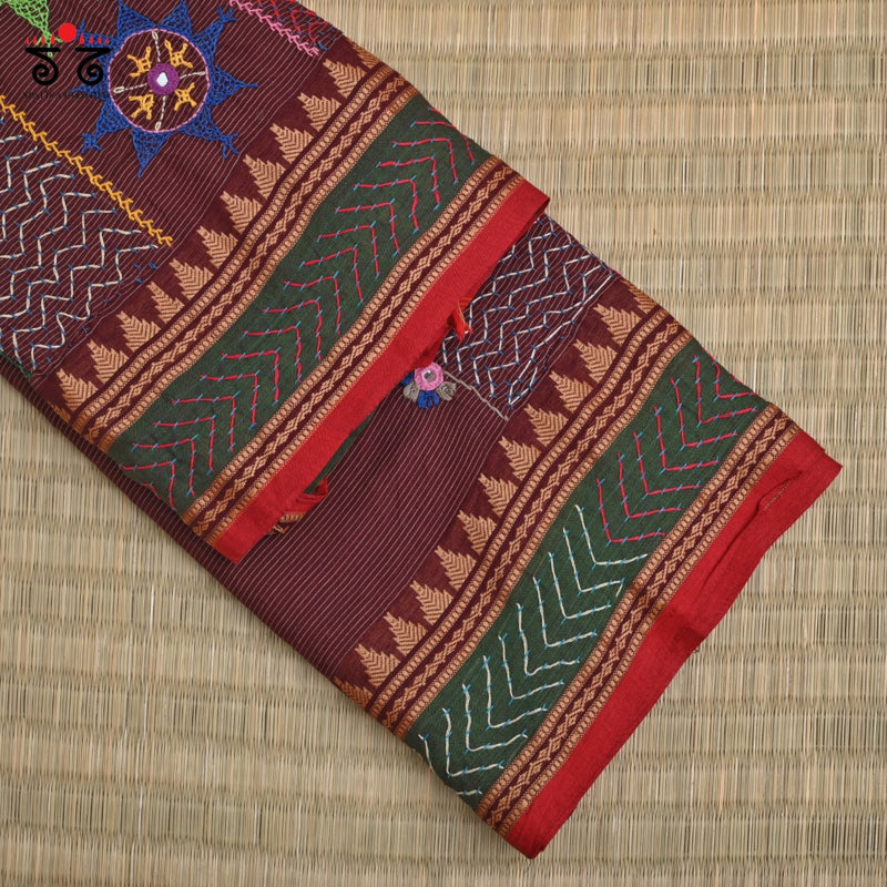 Lambani on Chettinad Cotton Saree
