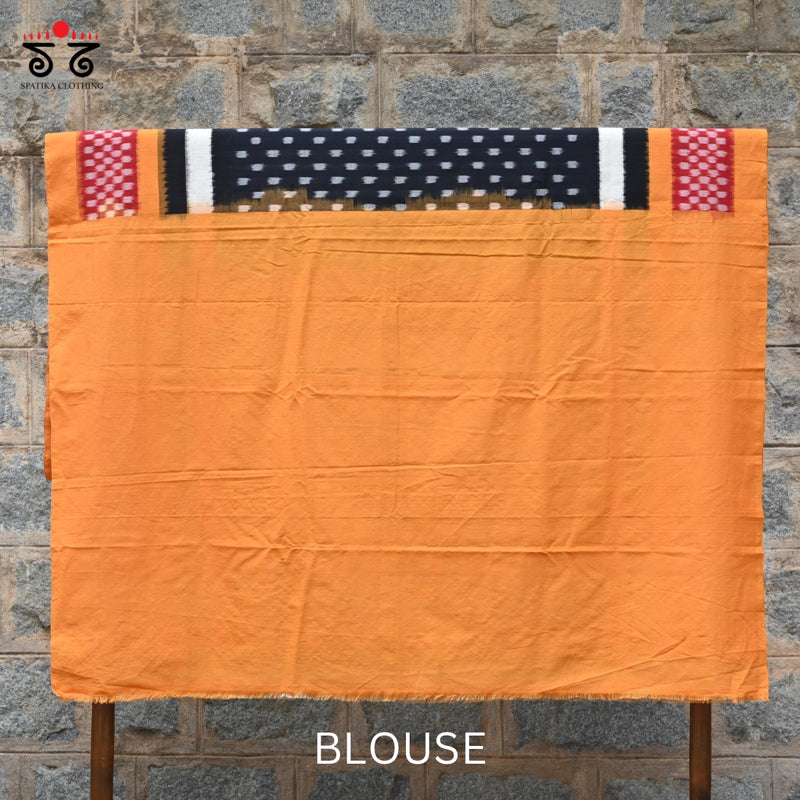Ikat Handwoven Cotton Saree