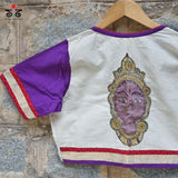 Goddess Face Pen kalamkari Blouse