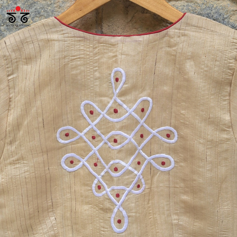 Kolam Handcrafted blouse