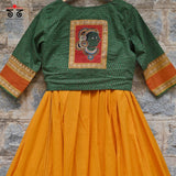 Handwoven Chettinad Cotton Lehenga