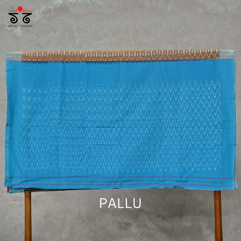 Ikat Handwoven Cotton Saree