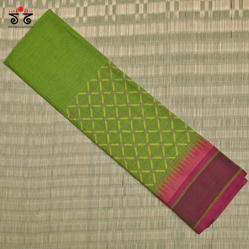 Chettinad Cotton - Banjara Hand Embroidered Blouse Fabric
