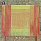 Handwoven Bengal Cotton Saree - Nakshi Border