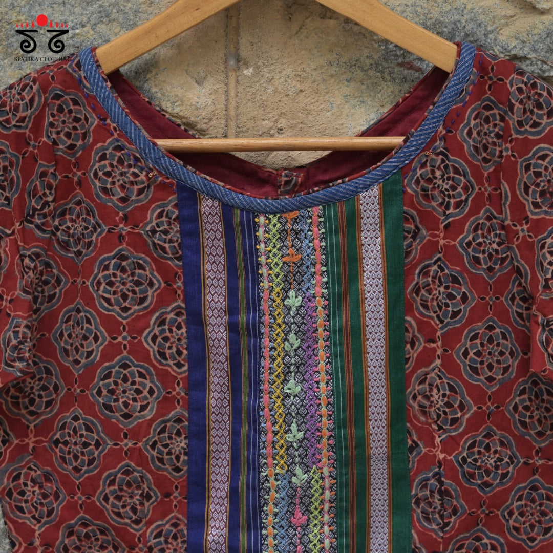 Khun - Lambani - Ajrak Hand Crafted Blouse