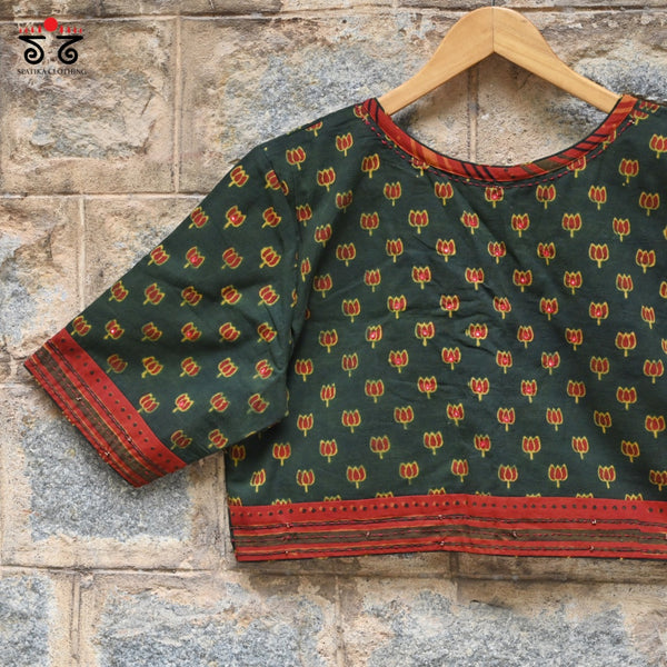 Lotus Ajrak Blouse