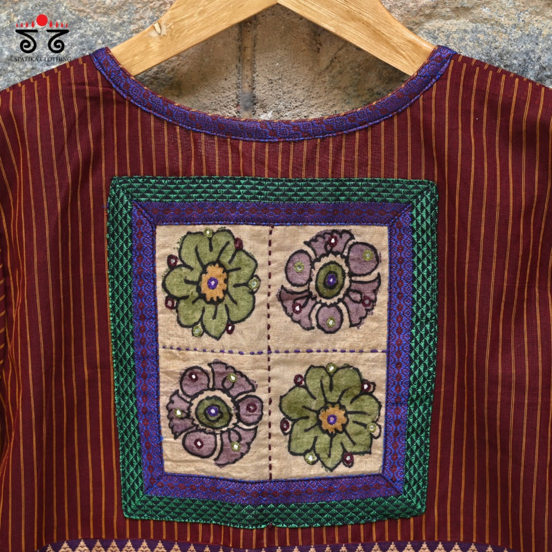 Chettinad Cotton - Pen Kalamkari Blouse