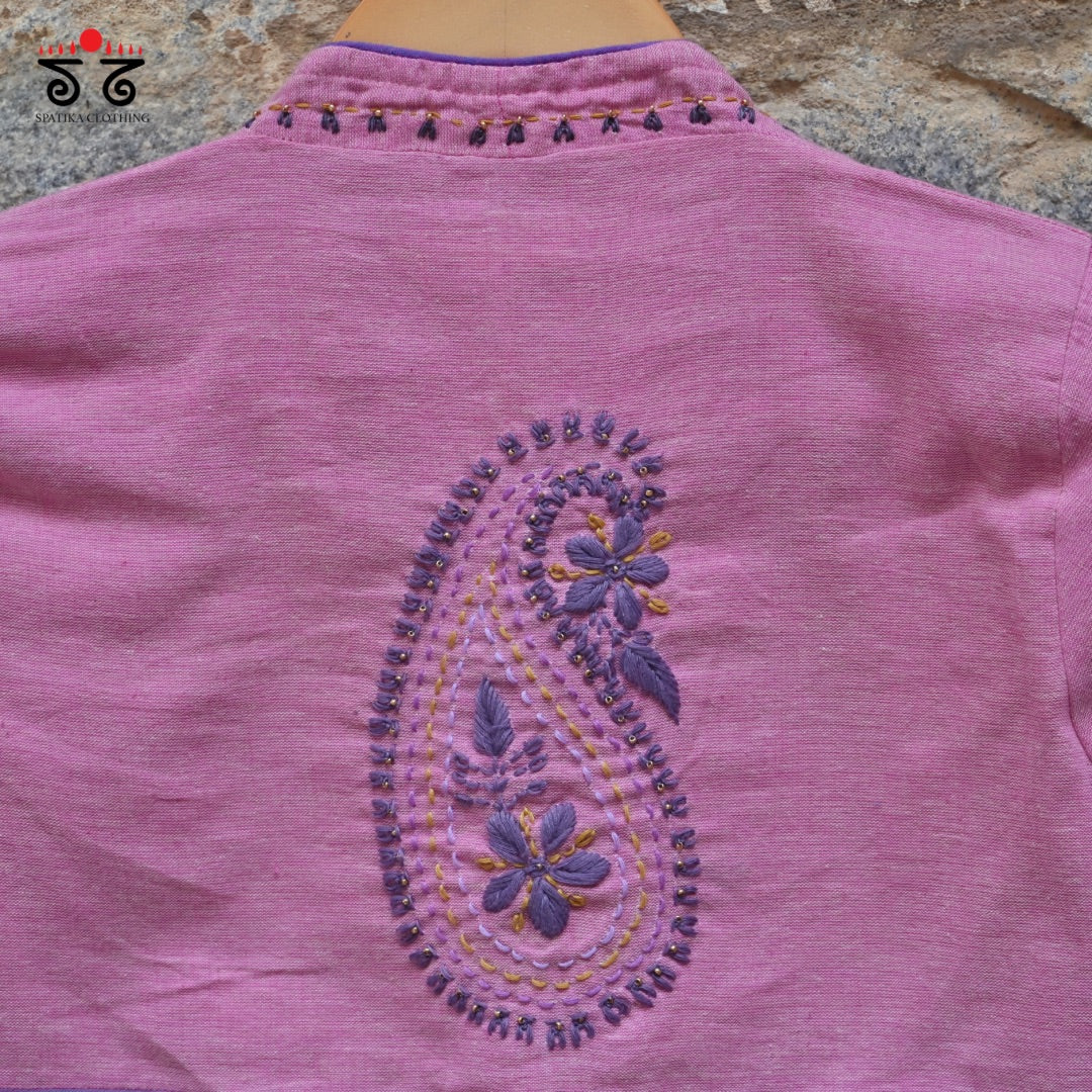 Chikan Hand - Embroidered Blouse