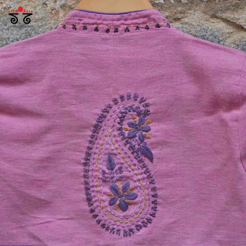 Chikan Hand - Embroidered Blouse