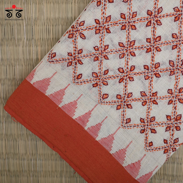 Banjara Hand - Embroidered Blouse Fabric